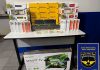 PMR apreende eletrônicos, medicamentos e cigarros e causa prejuízo de R$ 121 mil ao crime